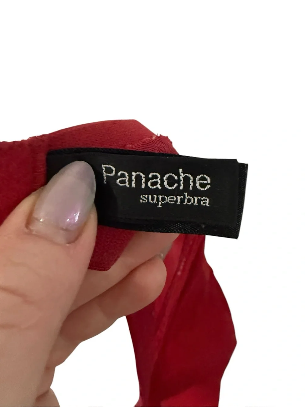 Panache Superbra 34DDD Red Lace Underwire Full Coverage Bra Support - Picture 4 of 7